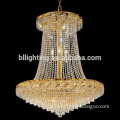 Fancy indoor crystal chandelier lighting fixture